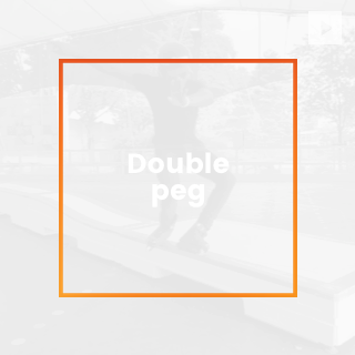 Double peg bmx